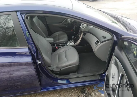 2013 Hyundai Elantra Limited z USA, uszkodzony, nr VIN 5NPDH4AE6DH202037